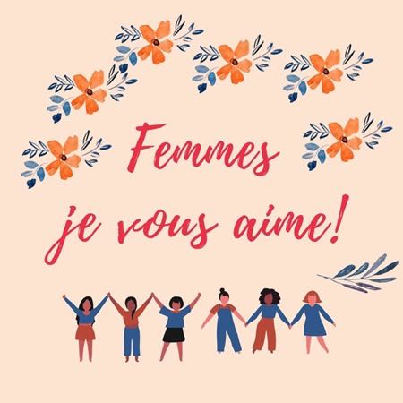 visuel femmes je vous aime